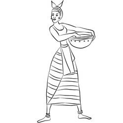 Раскраска: Африка (География и Места) #193747 - Бесплатные раскраски для печати