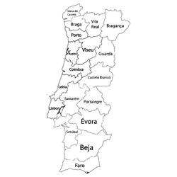 Раскраска: Португалия (География и Места) #215988 - Бесплатные раскраски для печати
