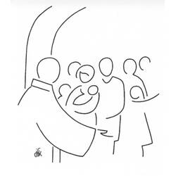 Раскраска: Крещение (Праздники и Торжества) #57460 - Бесплатные раскраски для печати