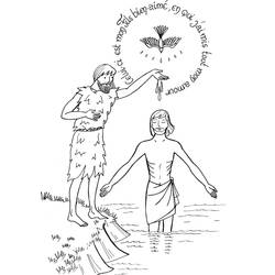 Раскраска: Крещение (Праздники и Торжества) #57491 - Бесплатные раскраски для печати