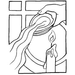 Раскраска: Крещение (Праздники и Торжества) #57543 - Бесплатные раскраски для печати