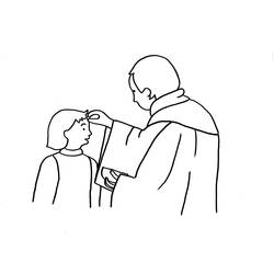 Раскраска: Крещение (Праздники и Торжества) #57662 - Бесплатные раскраски для печати