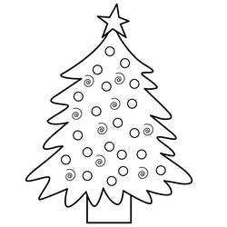 Раскраска: Рождественская ёлка (Праздники и Торжества) #167446 - Бесплатные раскраски для печати
