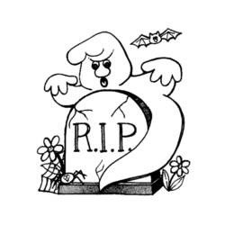 Раскраска: Хэллоуин (Праздники и Торжества) #55432 - Бесплатные раскраски для печати