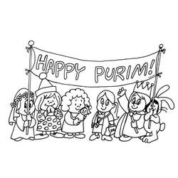 Раскраска: Пурим (Праздники и Торжества) #210912 - Бесплатные раскраски для печати