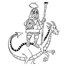 Раскраска: День святого Георгия (Праздники и Торжества) #193423 - Бесплатные раскраски для печати