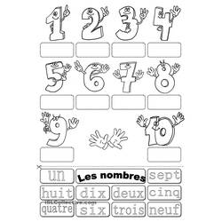 Раскраска: Числа (Обучение и Образование) #125202 - Бесплатные раскраски для печати