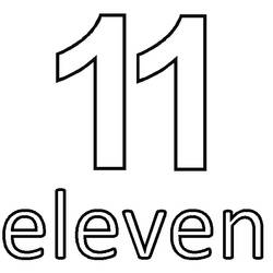 Раскраска: Числа (Обучение и Образование) #125232 - Бесплатные раскраски для печати