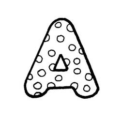 Раскраски: Буква А - Бесплатные раскраски для печати