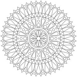 Раскраска: Антистресс (Мандалы) #22966 - Бесплатные раскраски для печати