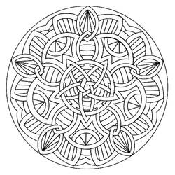 Раскраска: Антистресс (Мандалы) #23051 - Бесплатные раскраски для печати