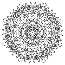 Раскраска: Сложные мандалы (Мандалы) #209904 - Бесплатные раскраски для печати