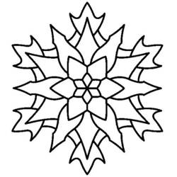 Раскраска: Мандалы-снежинки (Мандалы) #117605 - Бесплатные раскраски для печати