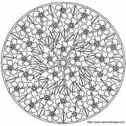 Раскраска: Цветочные мандалы (Мандалы) #117038 - Бесплатные раскраски для печати