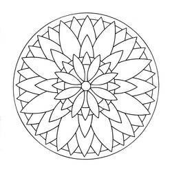 Раскраски: Мандалы для детей - Бесплатные раскраски для печати