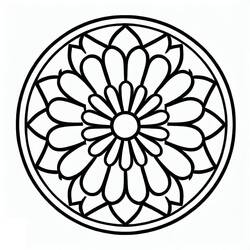 Раскраски: Роза ветров - Бесплатные раскраски для печати