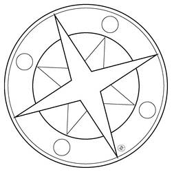 Раскраска: Звёздные мандалы (Мандалы) #117980 - Бесплатные раскраски для печати