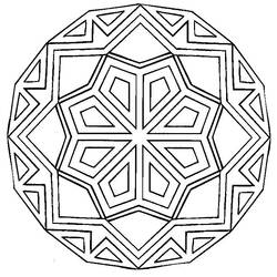 Раскраска: Звёздные мандалы (Мандалы) #118001 - Бесплатные раскраски для печати
