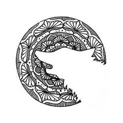 Раскраска: Мандалы с волками (Мандалы) #214298 - Бесплатные раскраски для печати