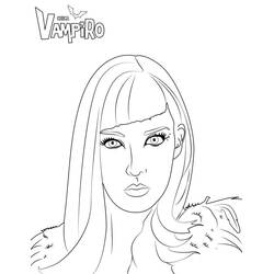 Раскраска: Chica Vampiro (Фильмы и ТВ-шоу) #204468 - Бесплатные раскраски для печати