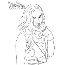 Раскраска: Chica Vampiro (Фильмы и ТВ-шоу) #204470 - Бесплатные раскраски для печати