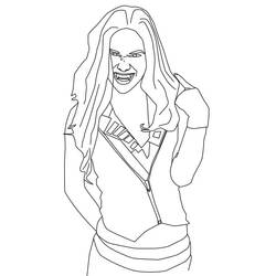 Раскраска: Chica Vampiro (Фильмы и ТВ-шоу) #204471 - Бесплатные раскраски для печати