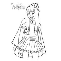 Раскраска: Chica Vampiro (Фильмы и ТВ-шоу) #204475 - Бесплатные раскраски для печати