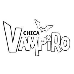 Раскраска: Chica Vampiro (Фильмы и ТВ-шоу) #204476 - Бесплатные раскраски для печати