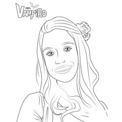 Раскраска: Chica Vampiro (Фильмы и ТВ-шоу) #204477 - Бесплатные раскраски для печати