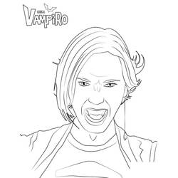 Раскраска: Chica Vampiro (Фильмы и ТВ-шоу) #204479 - Бесплатные раскраски для печати