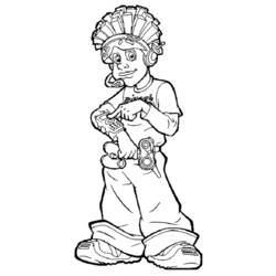 Раскраска: Лентяево (Фильмы и ТВ-шоу) #150786 - Бесплатные раскраски для печати