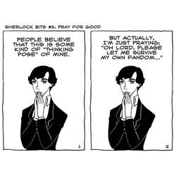 Раскраска: Шерлок (Фильмы и ТВ-шоу) #153517 - Бесплатные раскраски для печати