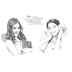 Раскраска: Виолетта (Фильмы и ТВ-шоу) #170451 - Бесплатные раскраски для печати