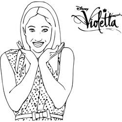 Раскраска: Виолетта (Фильмы и ТВ-шоу) #170476 - Бесплатные раскраски для печати