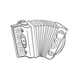 Раскраска: Аккордеон (Музыка) #176865 - Бесплатные раскраски для печати