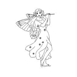 Раскраска: Флейта (Музыка) #173452 - Бесплатные раскраски для печати