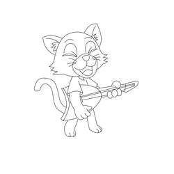 Раскраска: Гитара (Музыка) #173152 - Бесплатные раскраски для печати