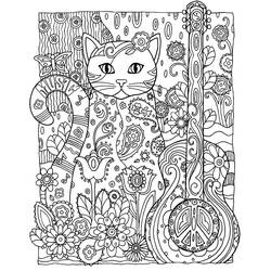 Раскраска: Гитара (Музыка) #173176 - Бесплатные раскраски для печати