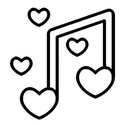 Раскраска: Музыкальные ноты (Музыка) #218757 - Бесплатные раскраски для печати