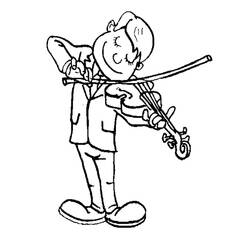 Раскраска: Скрипка (Музыка) #176927 - Бесплатные раскраски для печати