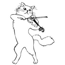 Раскраска: Скрипка (Музыка) #176941 - Бесплатные раскраски для печати