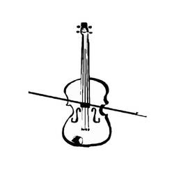 Раскраска: Скрипка (Музыка) #176944 - Бесплатные раскраски для печати