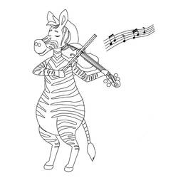 Раскраска: Скрипка (Музыка) #176945 - Бесплатные раскраски для печати