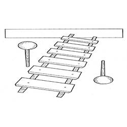 Раскраска: Ксилофон (Музыка) #200984 - Бесплатные раскраски для печати