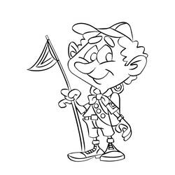 Раскраска: Кемпинг (Природа и Времена года) #207405 - Бесплатные раскраски для печати