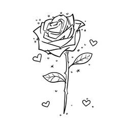 Раскраска: Цветок (Природа и Времена года) #170876 - Бесплатные раскраски для печати