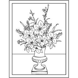 Раскраска: Цветок (Природа и Времена года) #170884 - Бесплатные раскраски для печати