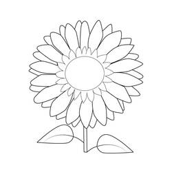 Раскраска: Цветок (Природа и Времена года) #170990 - Бесплатные раскраски для печати