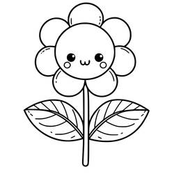 Раскраска: Цветок (Природа и Времена года) #213413 - Бесплатные раскраски для печати