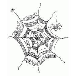 Раскраска: Паутина (Природа и Времена года) #204198 - Бесплатные раскраски для печати